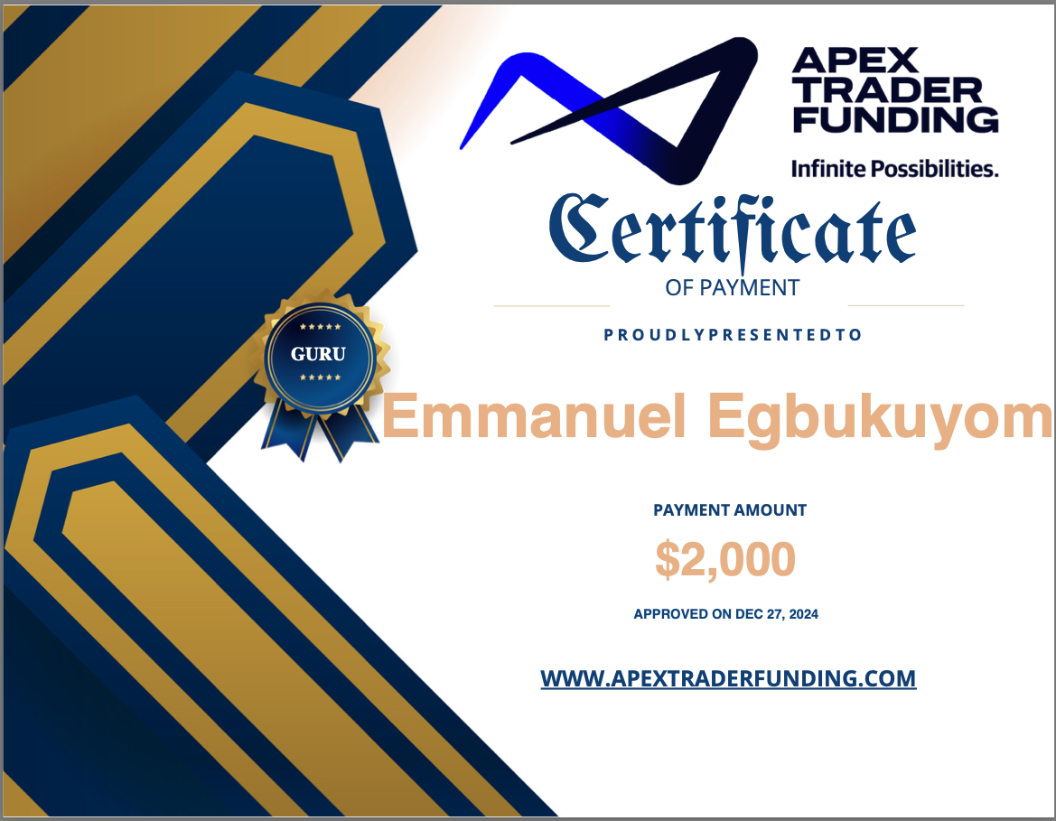 Apex Trader Funding December 27 Payout